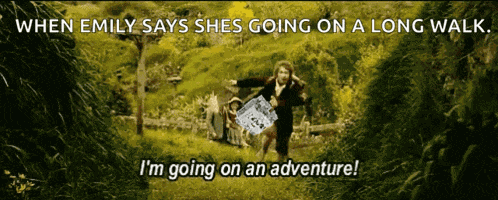Bilbo Water Going On An Adventure GIF
