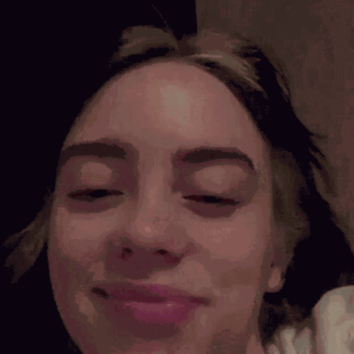 Billie Eilish Nodding GIF