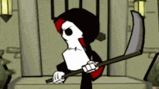 Billy And Mandy Video Game Grim Reaper GIF