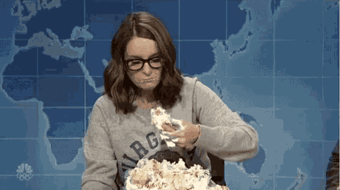 Binge Eating Stuffing Face GIF