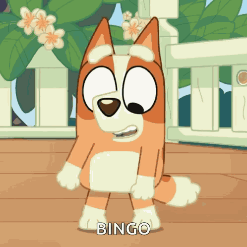Bingo Bingo Bluey GIF