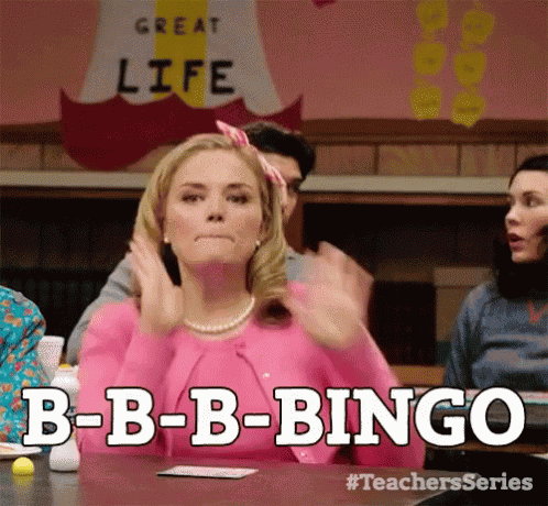 Bingo Teachers Series GIF