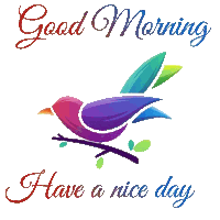 Bird Family Good Morning Sticker