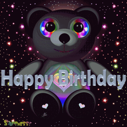 Birthday Bear Happy Birthday GIF