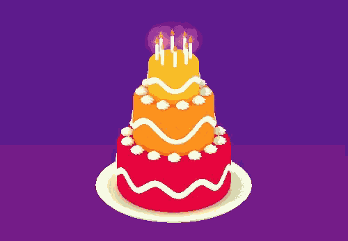 Birthday Cake Happy Birthday GIF