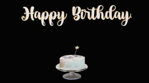 Birthday Cake Happy Birthday GIF