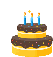 Birthday Cake Joypixels Sticker
