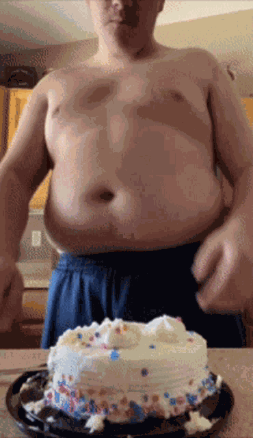 Birthday Cake Yummy GIF