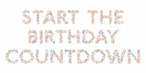 Birthday Countdown Happy Birthday GIF