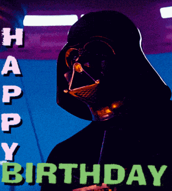 Birthday Darth Vader GIF