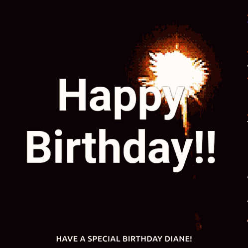 Birthday Fireworks GIF
