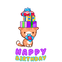 Birthday Happy Birthday Sticker
