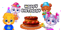 Birthday Happy Birthday Sticker