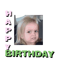 Birthday Little Girl Sticker