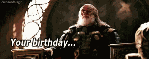 Birthday Thor GIF