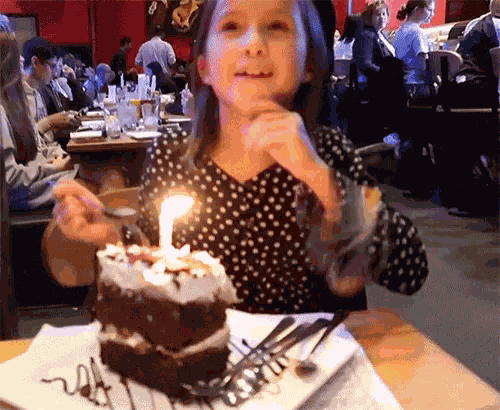 Birthday Wish Blow GIF