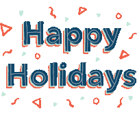 Bitcoin Cheerful Holidays Sticker