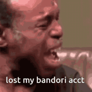Black Dude Crying Bandori GIF