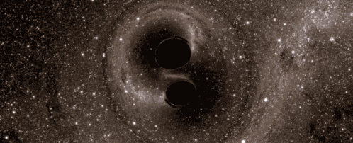 Black Holes Merging Astronomy GIF