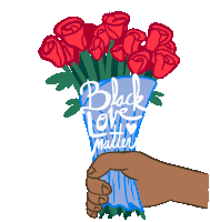 Black Love Matters Black Sticker