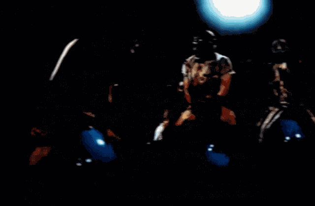 Black Metal Evil Scarecrow GIF