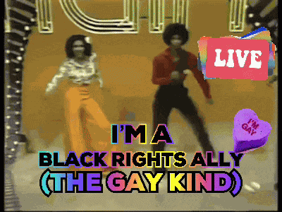 Black Rights Ally Gay Black Rights Ally GIF
