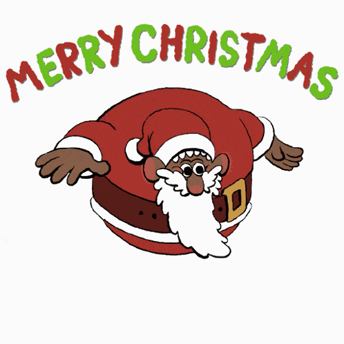 Black Santa Christmas GIF