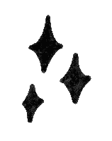 Black Stars Shine Sticker