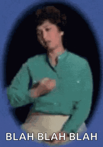 Blah Hand GIF
