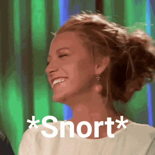 Blake Lively Giggling GIF