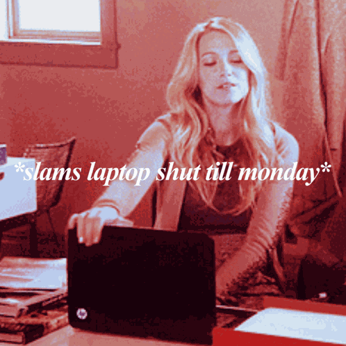 Blake Lively Ready For The Weekend GIF