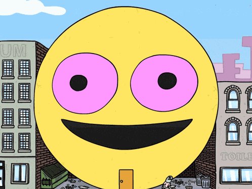 Blinking Red Eyes Smiling Friends GIF