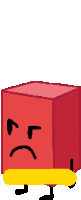 Blocky Bfdi Sticker