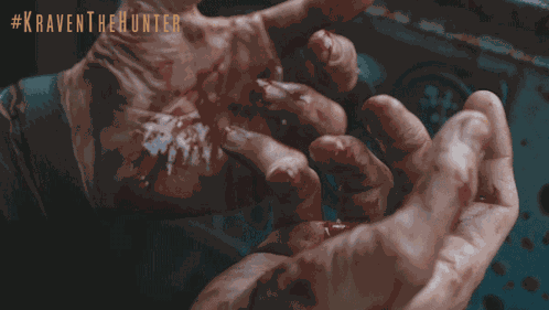 Bloody Hands Kraven The Hunter GIF