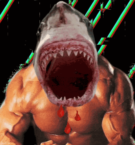 Bloody Shark GIF