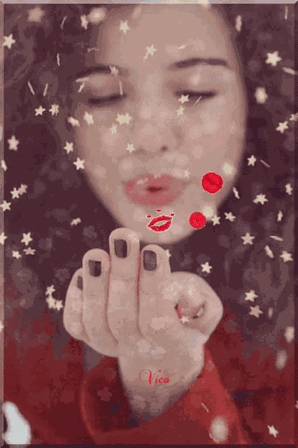 Blow Kiss Pretty GIF