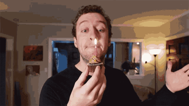 Blow Out Candle Peter Draws GIF