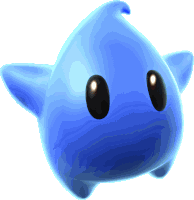 Blue Luma Super Mario Galaxy Sticker