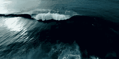 Blue Wave Ocean GIF