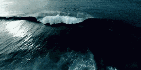 Blue Wave Ocean GIF