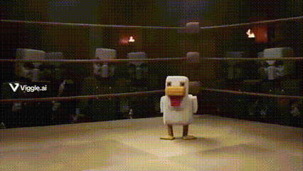 Blueryai Ai Chicken Jockey GIF