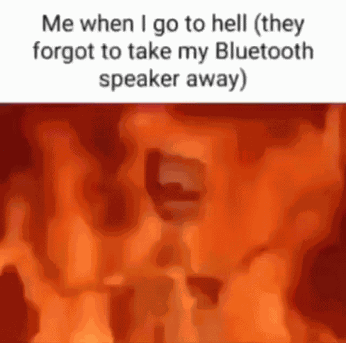 Bluetooth Speaker Hell GIF