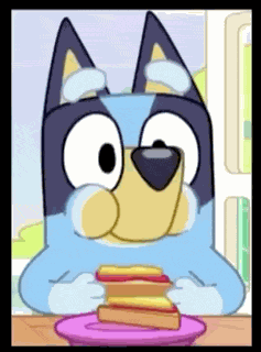Bluey Eating GIF