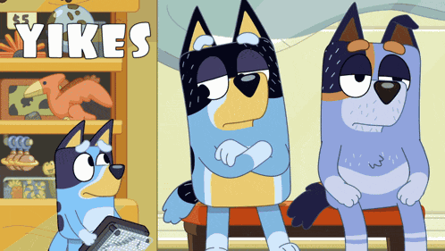 Bluey Uncle Stripe GIF