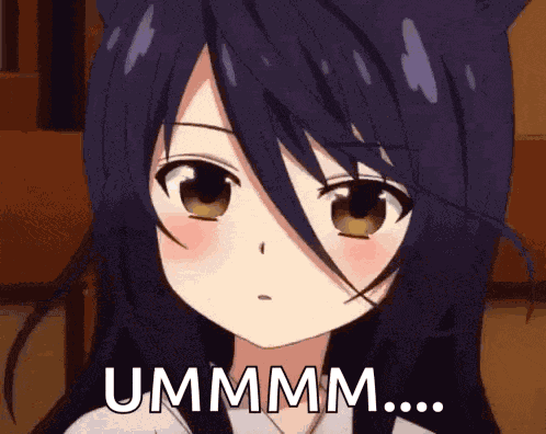 Blush Anime GIF