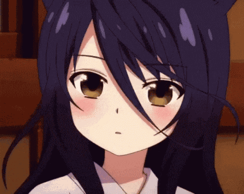Blush Anime GIF