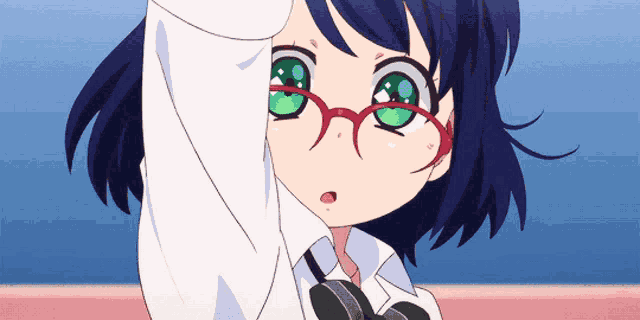 Blushing Show By Rock GIF