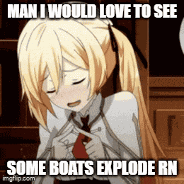 Boat Explode Uwu GIF