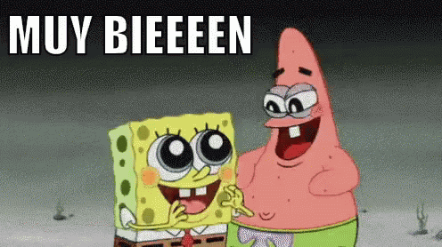 Bob Esponja Patricio Muy Bien GIF