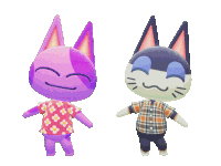 Bob Punchy Dance Animal Crossing Sticker